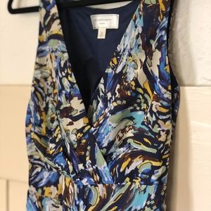 Anthropologie Moulinette Soeurs Blue Silk Dress